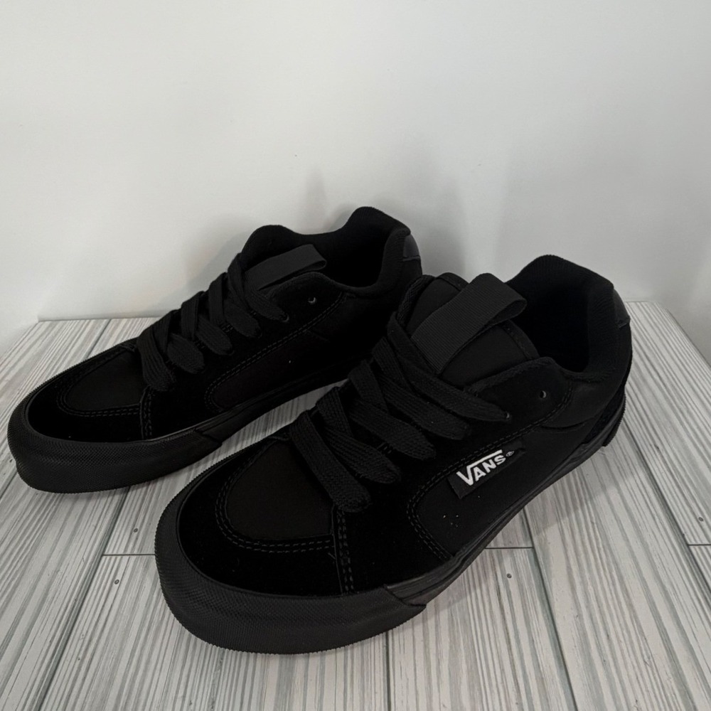 Vans Chukka Push Black Suede Skate Shoes Sneakers Mens 6 Womens 7.5 UNISEX NEW